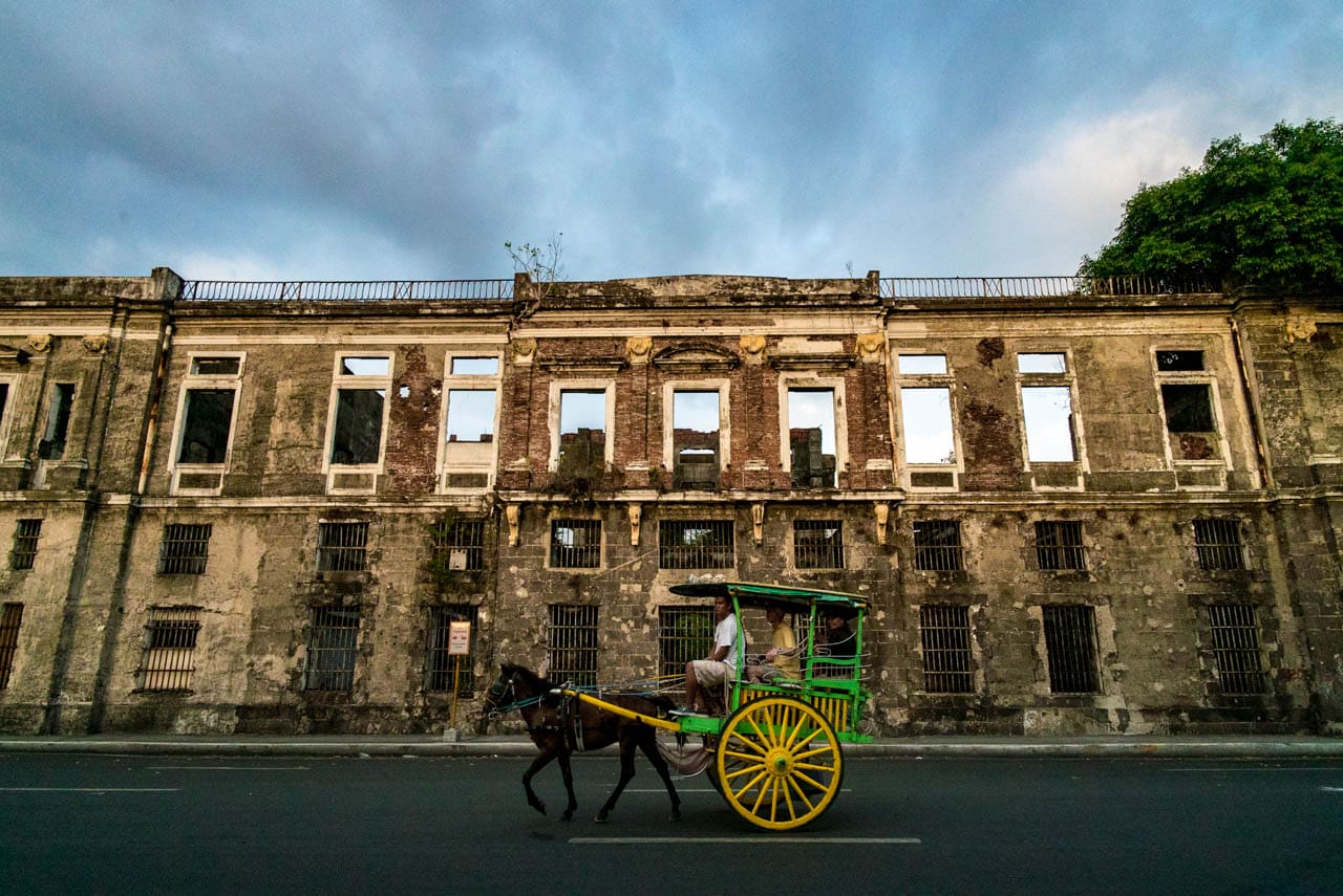 Mock battles. Intramuros, Manila