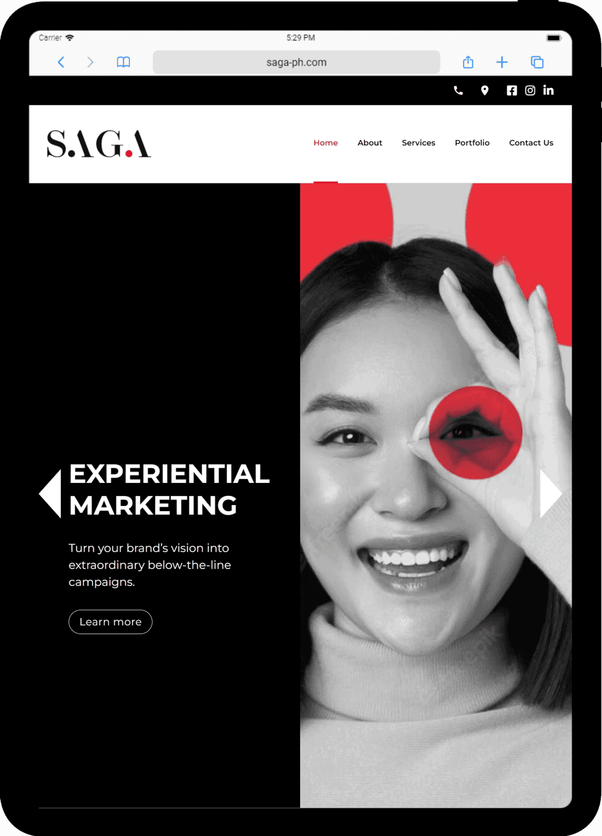 SAGA - tablet