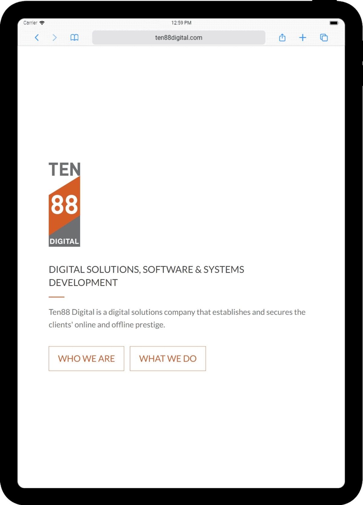 TEN88 Digital Inc. - tablet