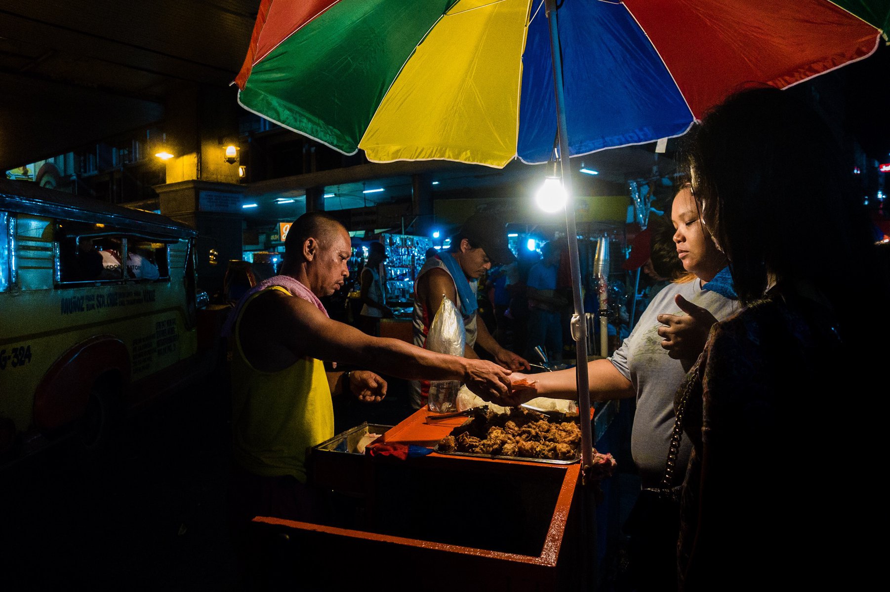 Sale! Carriedo, Sta. Cruz, Manila at night.