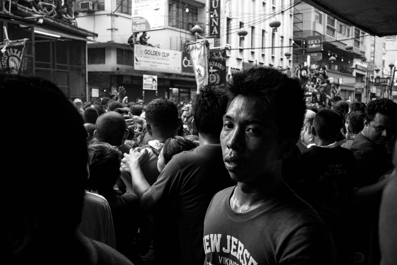 Devotee, Palanca St., Quiapo